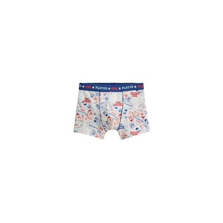 Boxers garçon - PETIT BEGUIN - Julien - Rouge - Lot de 2 - Coton élasthanne ROUGE 3 - vertbaudet enfant 