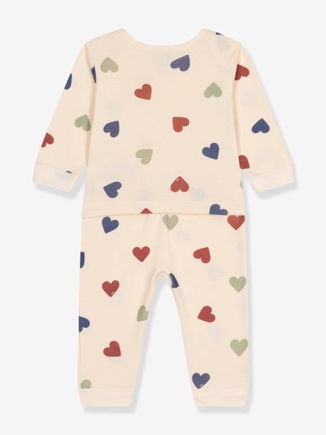 Dors-bien coeurs sans pieds PETIT BATEAU beige 2 - vertbaudet enfant 