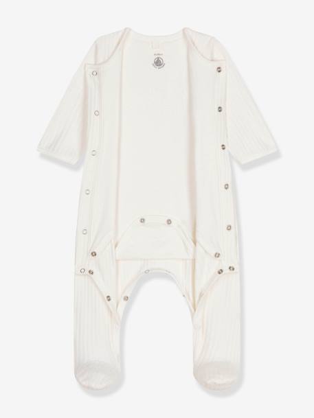 Bodyjama PETIT BATEAU blanc 3 - vertbaudet enfant 