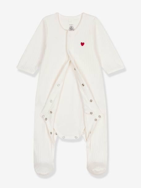 Bodyjama PETIT BATEAU blanc 2 - vertbaudet enfant 