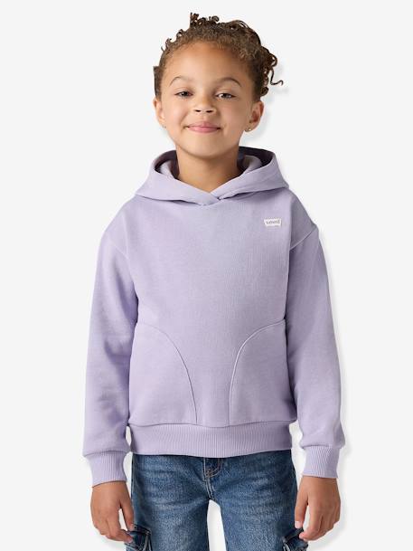 Sweat à capuche LVG Batwing Chest Hit Hoodie fille LEVI'S lilas 1 - vertbaudet enfant 