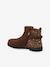 Boots fille cuir imprimé étoiles camel+marine 3 - vertbaudet enfant 