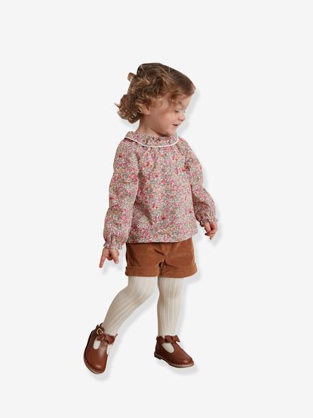 Blouse liberty CYRILLUS rose 1 - vertbaudet enfant 