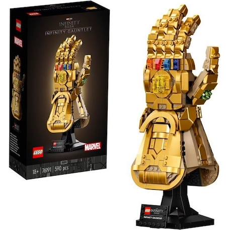 LEGO® 76191 Marvel Le Gant de l’infini –Thanos à construire pour Adultes, Cadeau, Décoration ROUGE 1 - vertbaudet enfant 