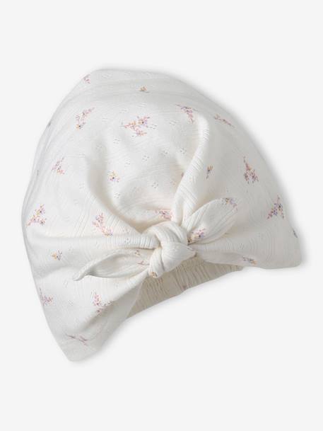 Ensemble naissance fille bonnet + moufles + chaussons + pochon personnalisable rose 6 - vertbaudet enfant 