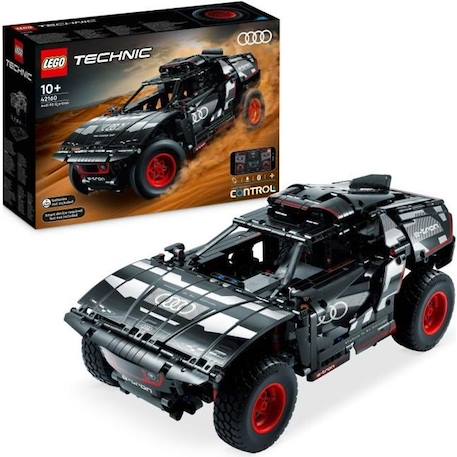 LEGO® Technic 42160 Audi RS Q e-tron, Voiture de Rallye Télécommandée, Maquette Off-Road Dakar BLANC 1 - vertbaudet enfant 