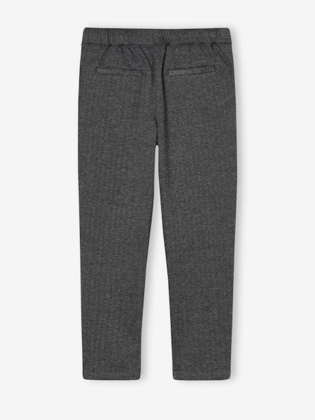 Pantalon à chevrons garçon bleu nuit+gris 5 - vertbaudet enfant 