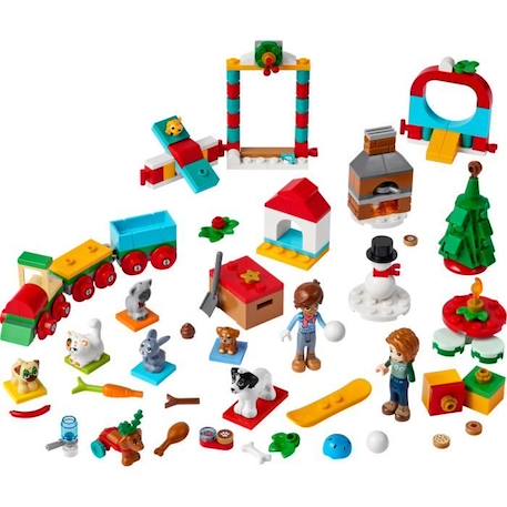 LEGO® Friends - Calendrier de l’Avent 2023 - 24 Cadeaux dont 8 Figurines d'Animaux - Cadeau Noël ROUGE 2 - vertbaudet enfant 