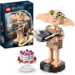 -LEGO® Harry Potter 76421 Dobby l’Elfe de Maison, Jouet de Figurine de Personnage, Cadeau