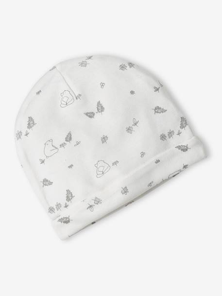 Ensemble naissance ours bonnet + moufles + chaussons + pochon personnalisable bleu pâle 4 - vertbaudet enfant 