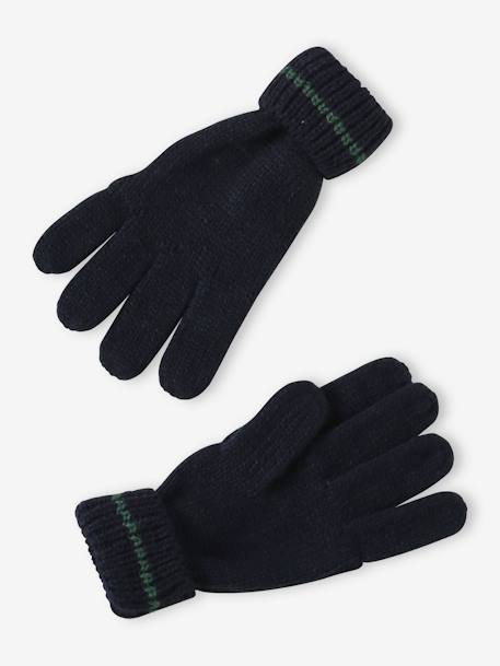 Coffret Noël Garçon bonnet + snood + gants vert sapin 6 - vertbaudet enfant 