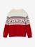 Pull jacquard de Noël enfant capsule famille marine+rouge 6 - vertbaudet enfant 