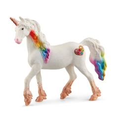 Jouet-Jeux d'imagination-Figurines, mini mondes, héros et animaux-Figurine - SCHLEICH - Licorne arc-en-ciel, femelle - Gamme bayala®