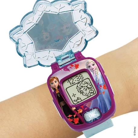 Montre-Jeu Interactive VTECH La Reine des Neiges 2 d'Elsa - Pour Enfant de 3 à 7 ans - Garantie 2 ans BLEU 3 - vertbaudet enfant 