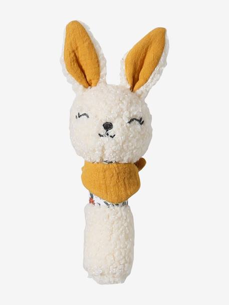 Doudou plat lapin personnalisable + hochet en mallette Dans les bois+Retro flower 10 - vertbaudet enfant 