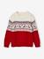 Pull jacquard de Noël enfant capsule famille marine+rouge 5 - vertbaudet enfant 