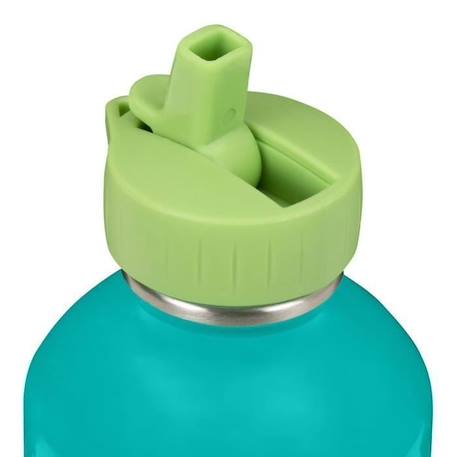 Gourde enfant Acier inoxydable - Facile à nettoyer - Gourde réutilisable - Contenance 300ml - 17 cm x 6,5 cm - Vert - Vive le judo BLEU 2 - vertbaudet enfant 