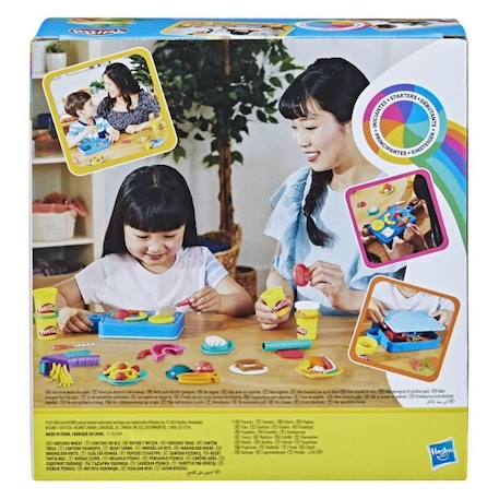 PLAY-DOH Kit du petit chef cuisinier, pâte à modeler, 14 accessoires de cuisine, jouets préscolaires, Playdoh Kitchens JAUNE 4 - vertbaudet enfant 