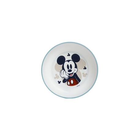 COFFRET REPAS 3 PIECES GOBELET / BOL / ASSIETTE MICKEY - Set 3pcs Non-Sl BLEU 4 - vertbaudet enfant 