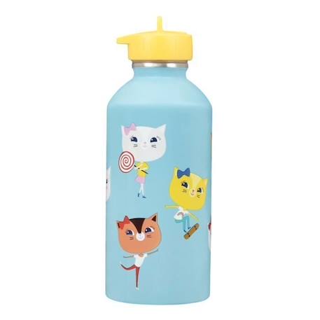 Fille-Gourde Inox Enfant - Chatons - Draeger Paris