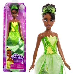 Tiana Poupée 29 cm, Mattel Poupée Disney Princesses habillage et accessoires HLW04  - vertbaudet enfant