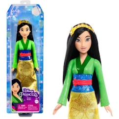 Jouet-Poupons et poupées-Mulan Poupée 29 cm, Mattel Poupée Disney Princesses habillage et accessoires HLW14