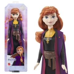 Jouet-Poupons et poupées-Poupons et accessoires-La Reine des Neiges 2-Anna-Mattel Poupée Disney avec habillage et accessoires HLW50