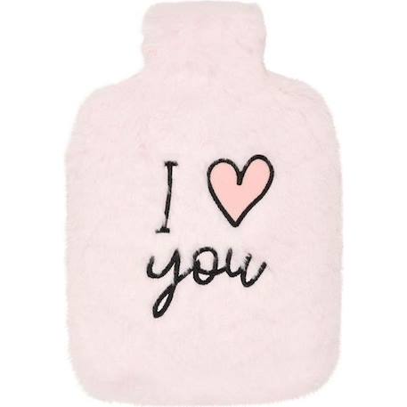 Bouillotte Peluche I Love You - Draeger Paris ROSE 1 - vertbaudet enfant 