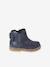 Boots cuir bébé fille élastiqués CAMEL+marine+noir 16 - vertbaudet enfant 