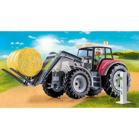 PLAYMOBIL 71305 Grand tracteur électrique, Country La vie à la ferme, 31 pièces, Dès 5 ans BLEU 2 - vertbaudet enfant 