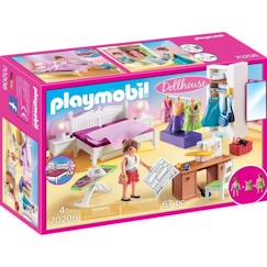 Jouet-PLAYMOBIL - 70208 - Dollhouse La Maison Traditionnelle - Chambre avec espace couture