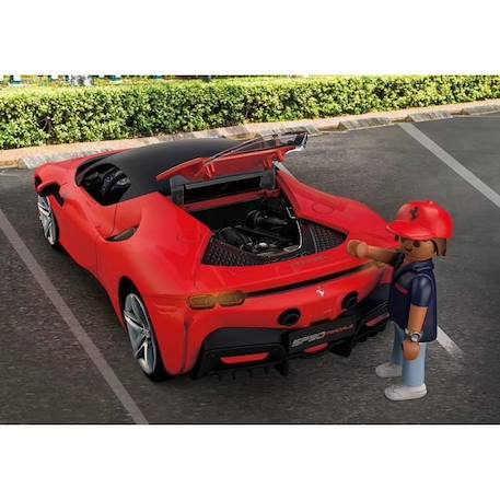 PLAYMOBIL 71020 Ferrari SF90 Stradale, Classic Cars, Voiture de collection, 43 pièces, Dès 5 ans ROUGE 5 - vertbaudet enfant 