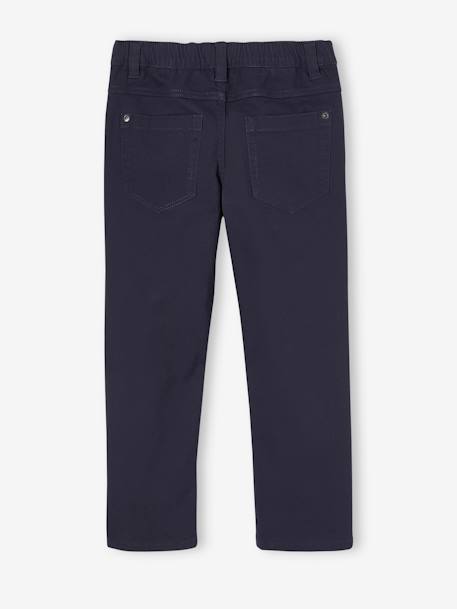 Pantalon indestructible garçon facile à enfiler beige+bleu nuit+kaki 9 - vertbaudet enfant 