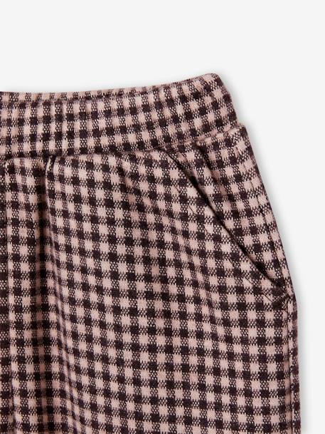 Pantalon à carreaux en flanelle bébé carreaux marron 3 - vertbaudet enfant 