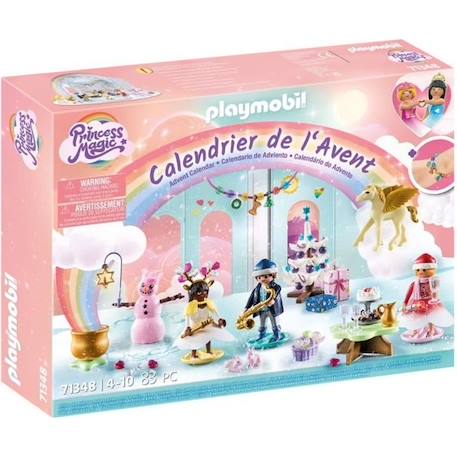 Calendrier de l'Avent PLAYMOBIL - Arc-en-ciel - La magie de Noël - 24 cases à ouvrir BLEU 1 - vertbaudet enfant 