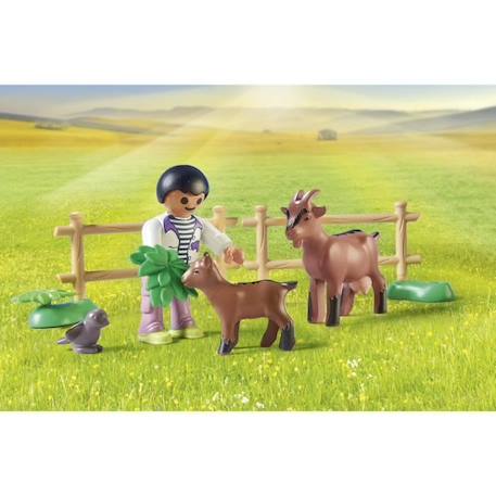 PLAYMOBIL 71442 Fermier avec tracteur et citerne - Country - Dès 4 ans VERT 3 - vertbaudet enfant 