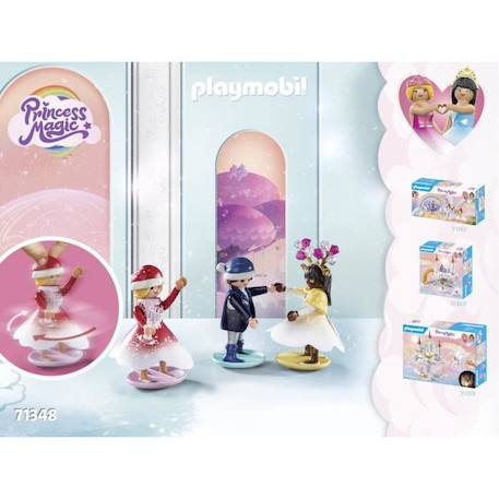 Calendrier de l'Avent PLAYMOBIL - Arc-en-ciel - La magie de Noël - 24 cases à ouvrir BLEU 4 - vertbaudet enfant 