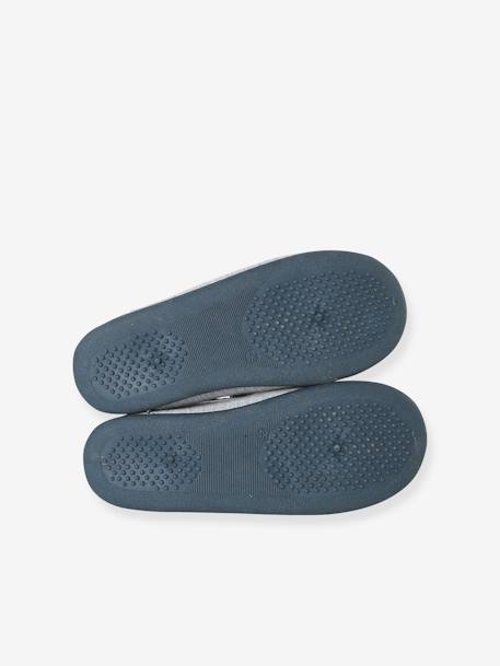 Chaussons élastiqués enfant en toile bleu imprimé+bleu nuit+gris imprimé 16 - vertbaudet enfant 