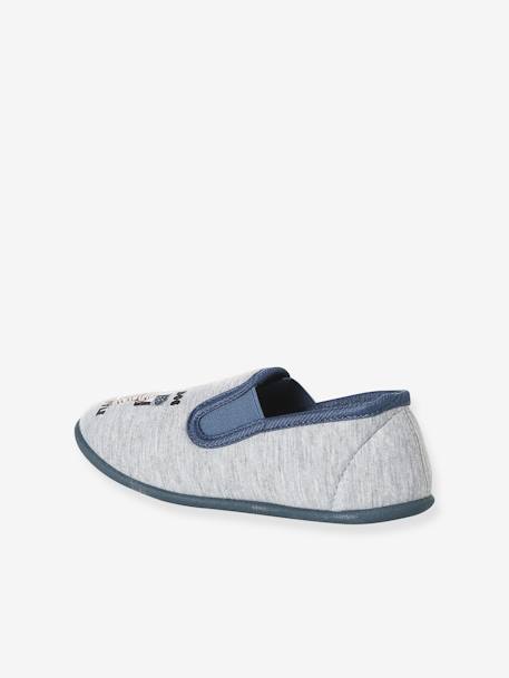 Chaussons élastiqués enfant en toile bleu imprimé+bleu nuit+gris imprimé 15 - vertbaudet enfant 