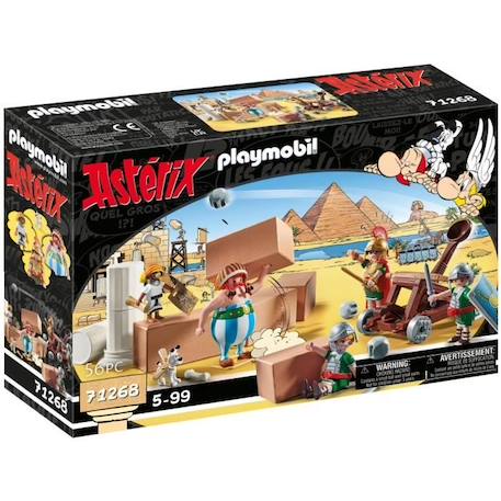 PLAYMOBIL 71268 Numerobis et la bataille du Palais, Siège des Romains, 56 pièces, Astérix BLEU 1 - vertbaudet enfant 