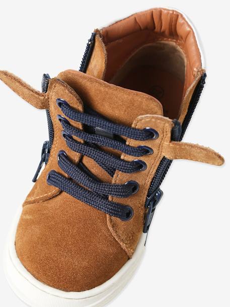 Chaussures montantes cuir garçon marron 7 - vertbaudet enfant 