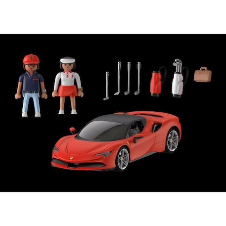 PLAYMOBIL 71020 Ferrari SF90 Stradale, Classic Cars, Voiture de collection, 43 pièces, Dès 5 ans ROUGE 3 - vertbaudet enfant 