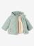 Manteau 3 en 1 bébé matelassé bleu ardoise+rose+vert d'eau 22 - vertbaudet enfant 