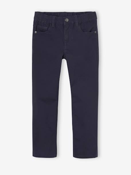 Pantalon indestructible garçon facile à enfiler beige+bleu nuit+kaki 8 - vertbaudet enfant 