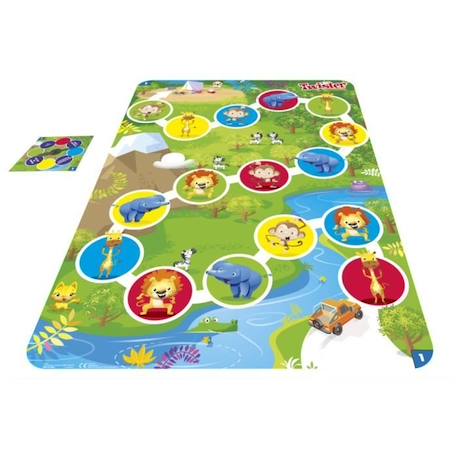 Twister Junior - tapis réversible 2-en-1 évolutif - Jeu de société junior - Hasbro Gaming BLANC 3 - vertbaudet enfant 