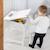 Bureau Bébé - Enfant ROBA - Blanc - Avec Chaise et Espace de Rangement BLANC 2 - vertbaudet enfant 