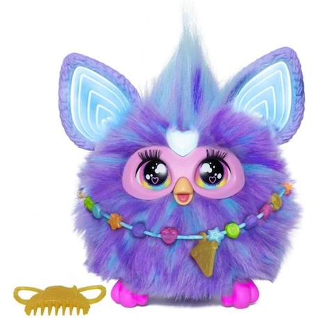 Furby violet, 15 accessoires, peluche interactive pour filles et garçons, animatronique activé par la voix, à partir de 6 ans VIOLET 1 - vertbaudet enfant 