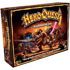 Jouet-Jeux de société-Heroquest Système de Jeu - Jeu d'aventures fantastiques styles donjon - Jeu de société - A partir de 14 Ans, 2 à 5 Joueurs