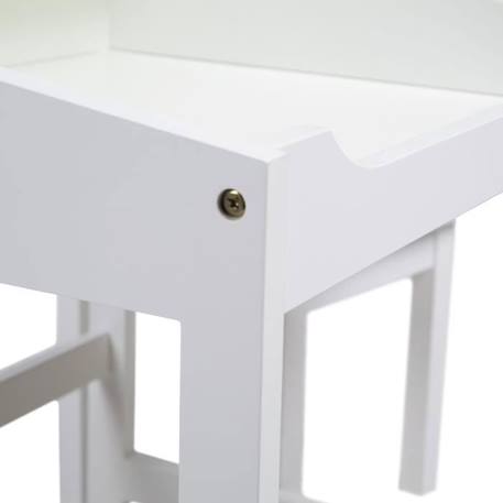 Bureau Bébé - Enfant ROBA - Blanc - Avec Chaise et Espace de Rangement BLANC 3 - vertbaudet enfant 