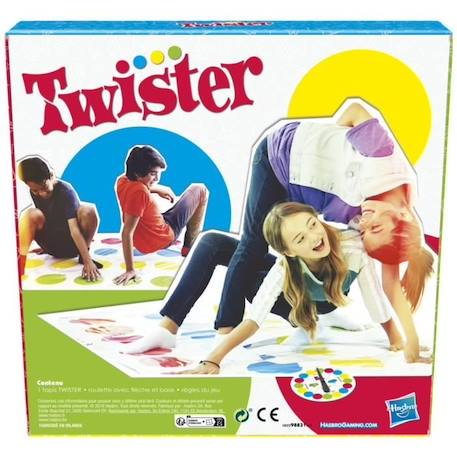 Twister - Jeu d'ambiance pour enfants - à partir de 6 ans, Hasbro Gaming ROUGE 5 - vertbaudet enfant 